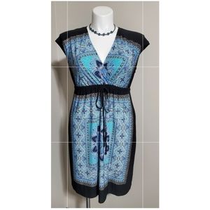 EN FOCUS STUDIO Size 14 Faux Wrap Dress